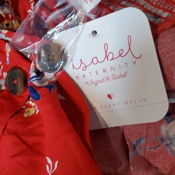 Isabel Maternity Floral Maxi Dress - Picture 8 of 8